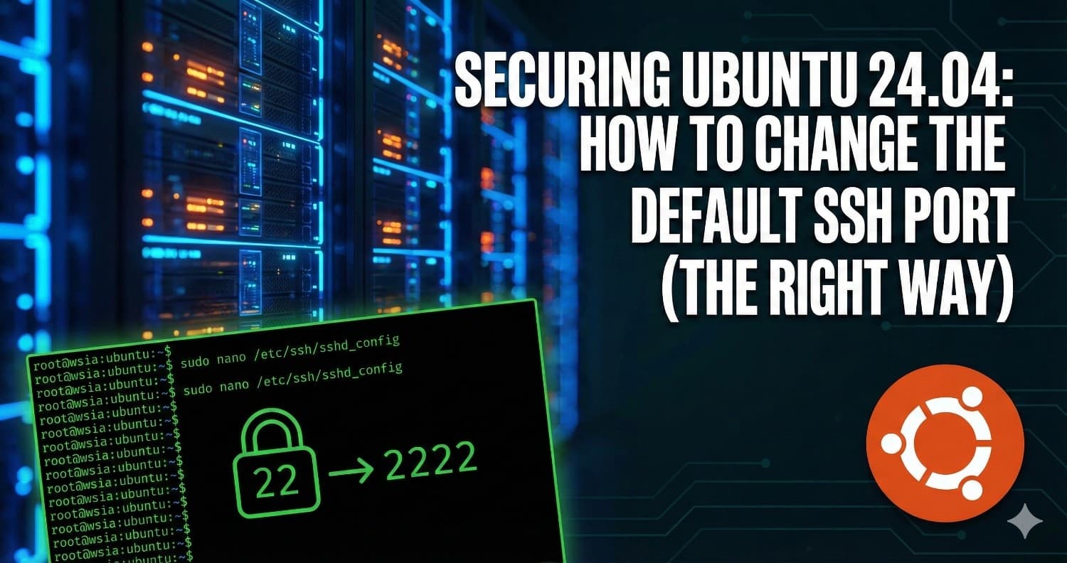 How to Change the Default SSH Port on Ubuntu 24.04 (The Right Way)